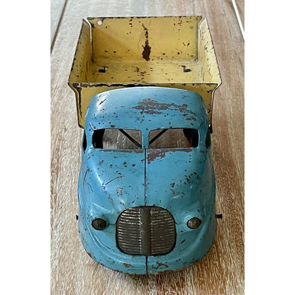 1940s-50s WYANDOTTE Pressed Steel Dump Truck (B3) - Vintosh Vintage