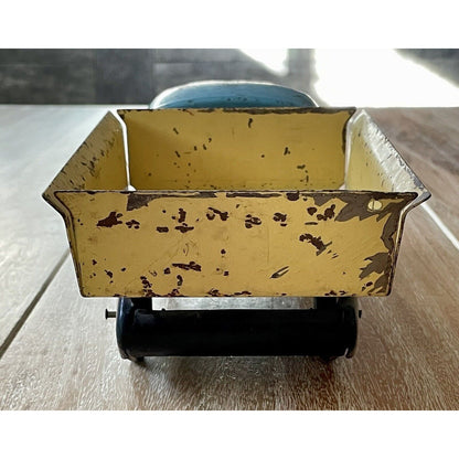 1940s-50s WYANDOTTE Pressed Steel Dump Truck (B3) - Vintosh Vintage