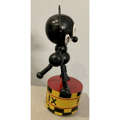 Vintage "Felix the Cat" Wooden Thumb Puppet (B3) - Vintosh Vintage