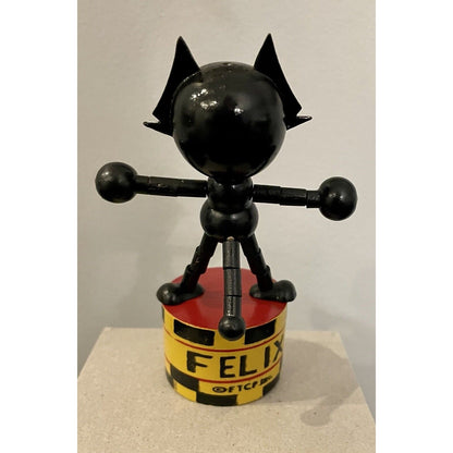 Vintage "Felix the Cat" Wooden Thumb Puppet (B3) - Vintosh Vintage