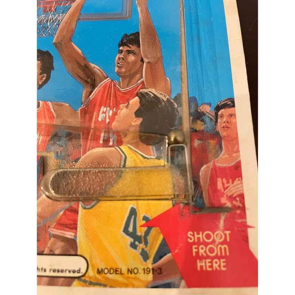 Vintage 80s BASKET-BOUNCE Basketball Cardboard Game (C3)