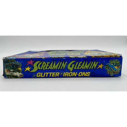 1978 Screamin Gleamin Glitter Iron-Ons & Gum Donruss Wax Box 36pks (C7) - Vintosh Vintage