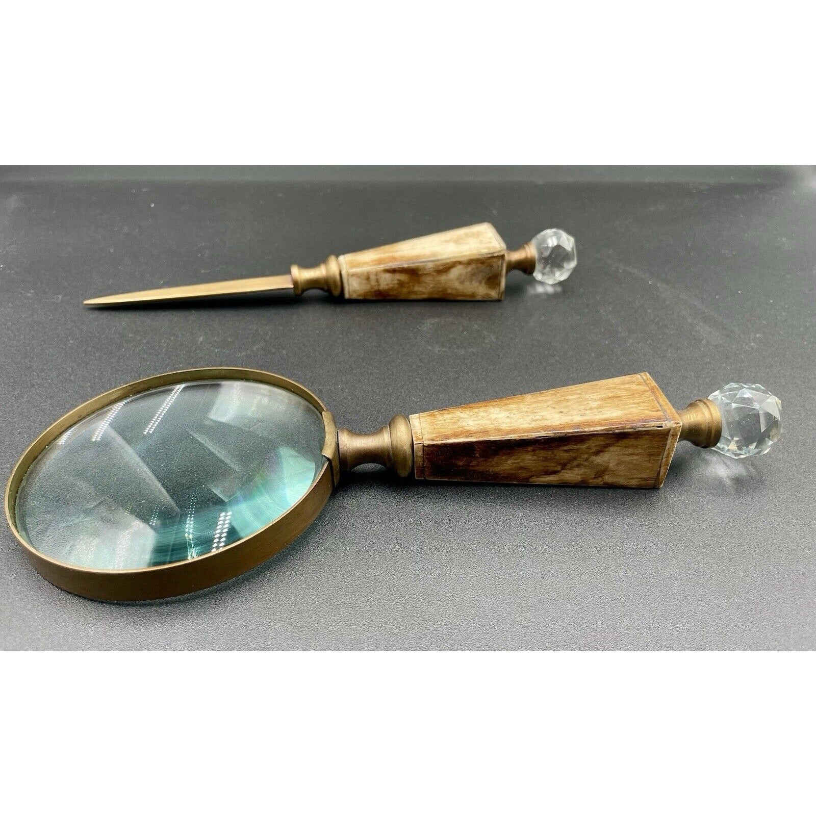 Vintage Magnifying Glass and Letter Opener Set - Vintosh Vintage