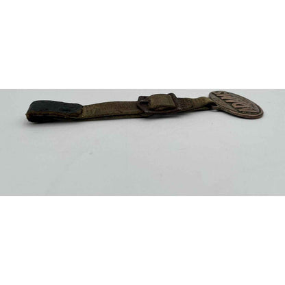 Vintage Adams Road Machinery Pocket Watch Fob w/ Original Strap (C7)