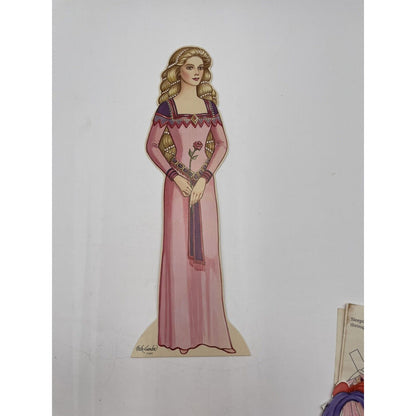 Lot of 1980s Paper Dolls Sleeping Beauty Barbie Ken Cinderella & Much More (A1) - Vintosh Vintage