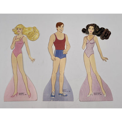 Lot of 1980s Paper Dolls Sleeping Beauty Barbie Ken Cinderella & Much More (A1) - Vintosh Vintage
