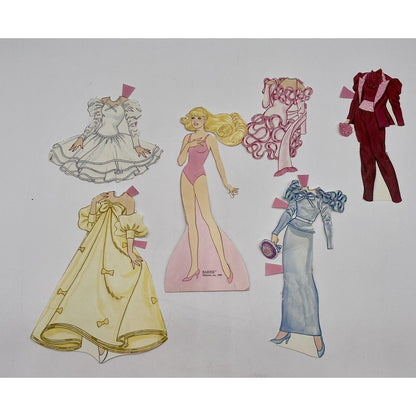 Lot of 1980s Paper Dolls Sleeping Beauty Barbie Ken Cinderella & Much More (A1) - Vintosh Vintage