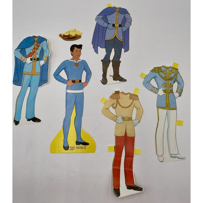 Lot of 1980s Paper Dolls Sleeping Beauty Barbie Ken Cinderella & Much More (A1) - Vintosh Vintage
