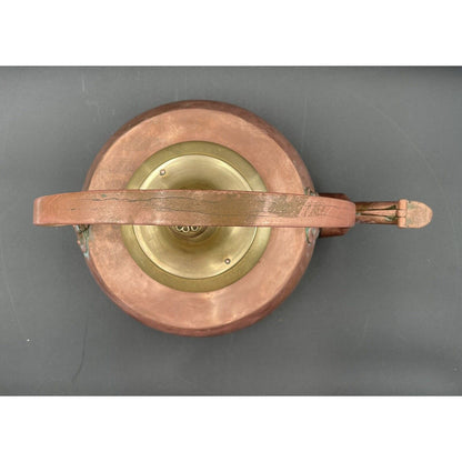 Antique Large Copper Kettle with Brass Lid (A3) - Vintosh Vintage