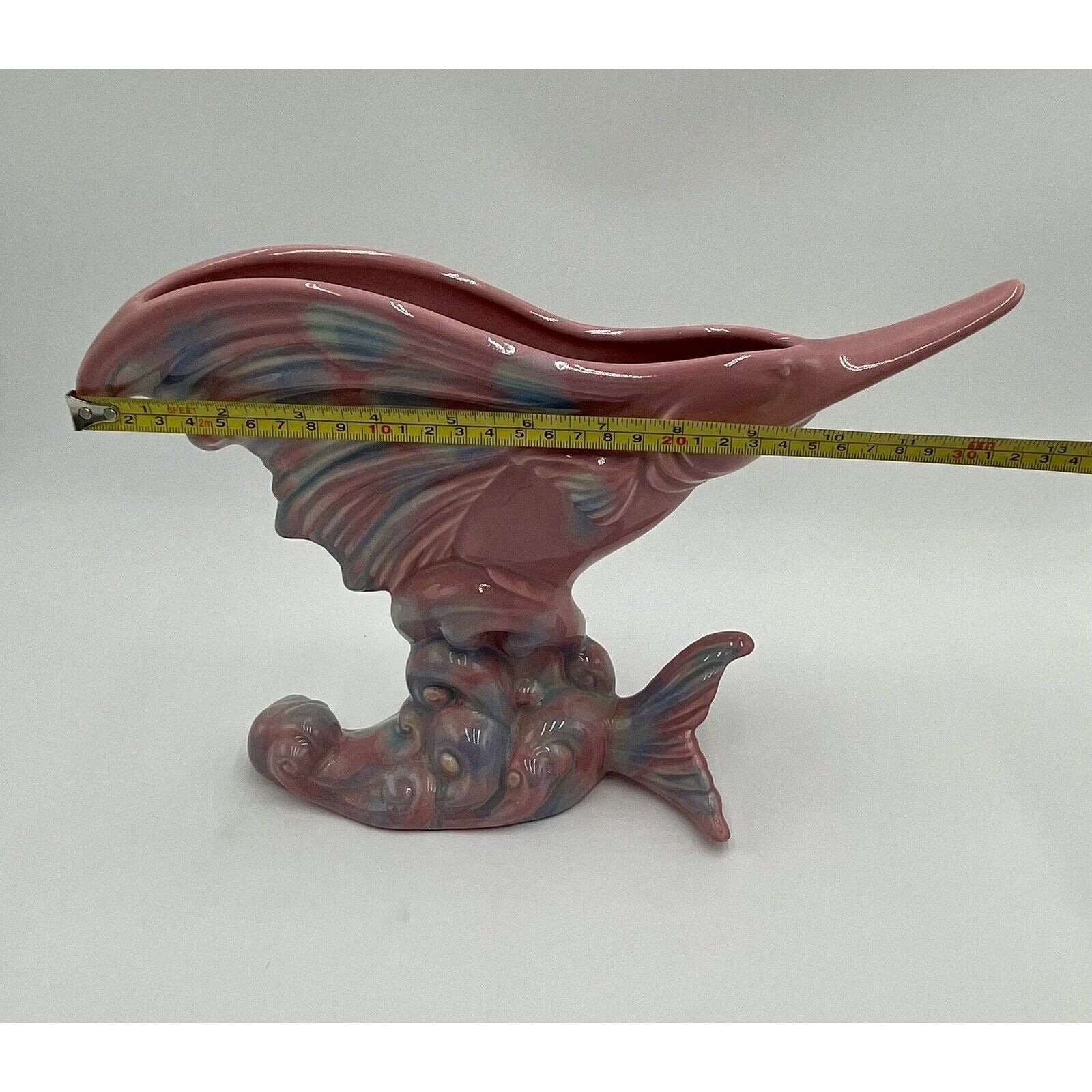 Vintage Royal Haeger Marlin Swordfish Sailfish Art Pottery Planter Vase (D5) - Vintosh Vintage