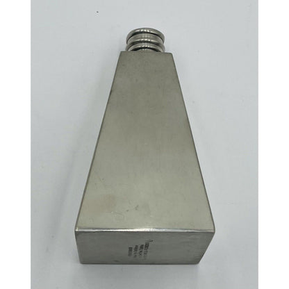 Antique Hand Made Pewterware Art Deco Triangle Perfume Decanter - England (D7) - Vintosh Vintage