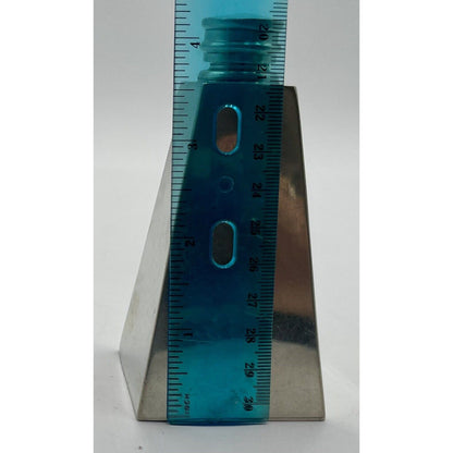 Antique Hand Made Pewterware Art Deco Triangle Perfume Decanter - England (D7) - Vintosh Vintage