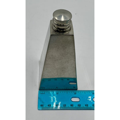 Antique Hand Made Pewterware Art Deco Triangle Perfume Decanter - England (D7) - Vintosh Vintage