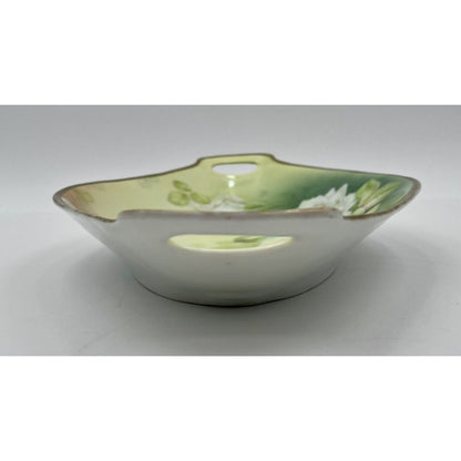 Vintage 1900's PT Bavaria Oval Small Dish W/Hand Painted Roses (C4) - Vintosh Vintage