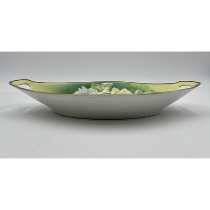 Vintage 1900's PT Bavaria Oval Small Dish W/Hand Painted Roses (C4) - Vintosh Vintage